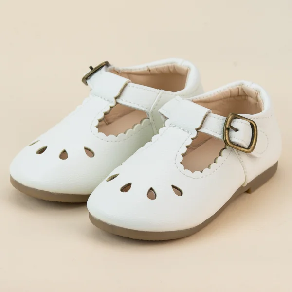 Giày bé gái búp bê Animo A2205_MN001 (21-23-25,Trắng)