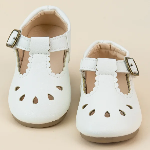 Giày bé gái búp bê Animo A2205_MN001 (21-23-25,Trắng)