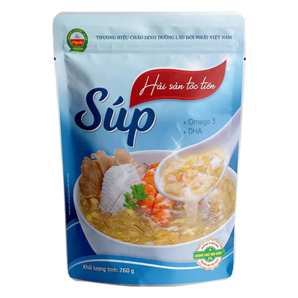 Combo 3 Súp hải sản tóc tiên Cây Thị 260g