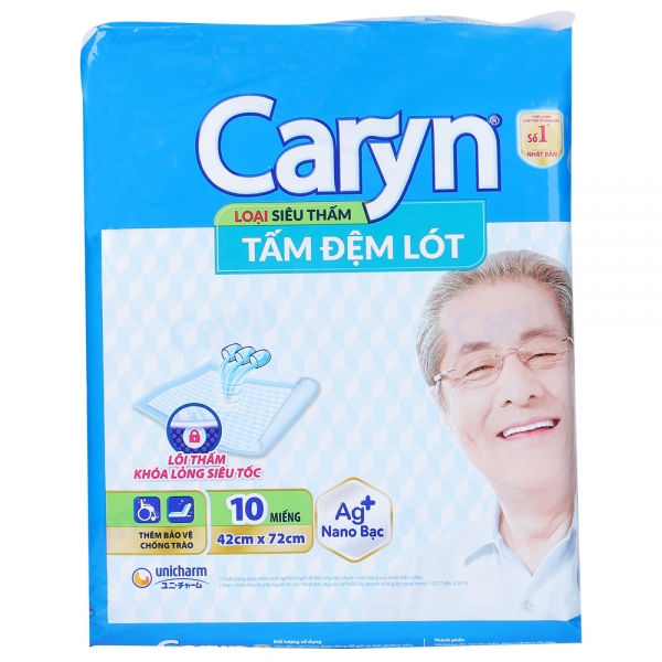 Combo 2 Tấm đệm lót Caryn siêu thấm 10M