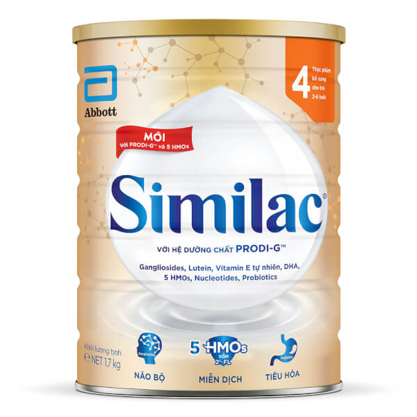 Combo 4 Sữa Similac 5G số 4 1,7kg (2-6 tuổi)