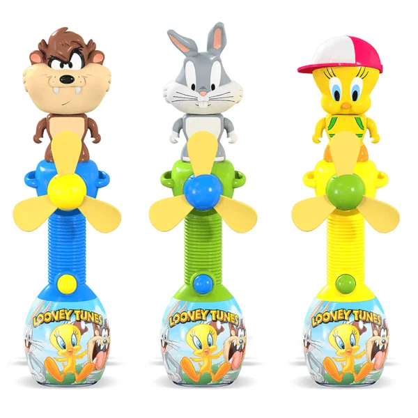Kẹo Cây Quạt Đồ Chơi Looney Tunes Relkon (giao màu ngẫu nhiên)