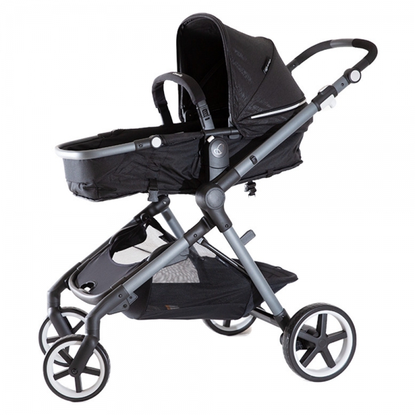 Bộ Xe Đẩy Nôi Xách Evenflo Gold Pivot Xpand Travel System Onyx