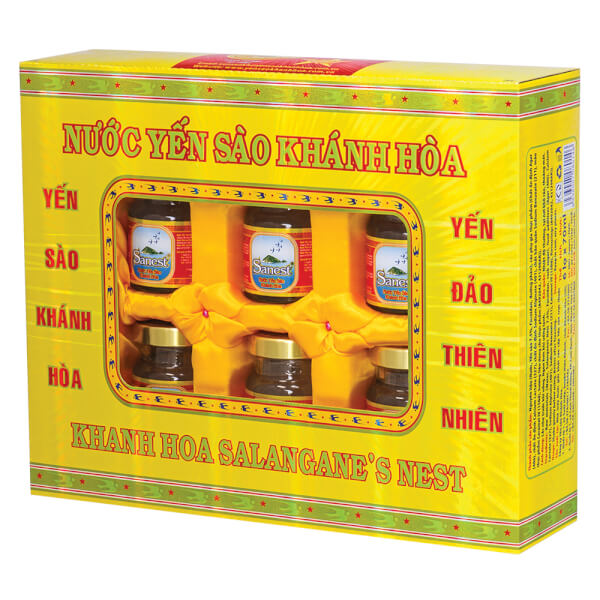 Nước yến sào Sanest hộp (6 lọ x 70 ml)