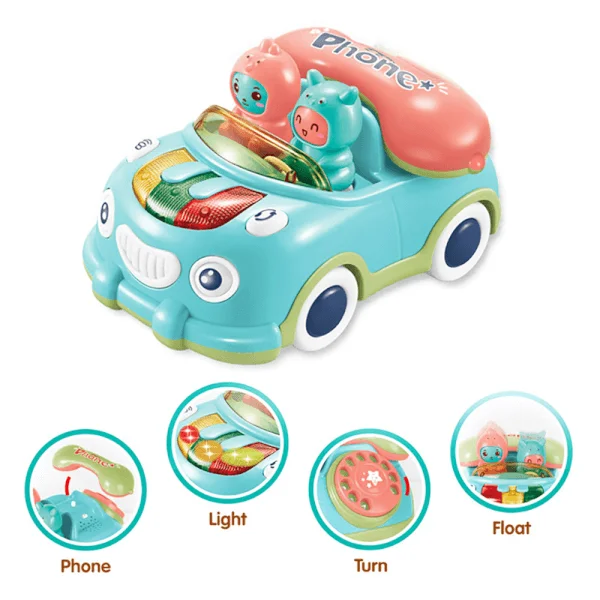 Đồ chơi xe ô tô kèm điện thoại có nhạc EPT726648