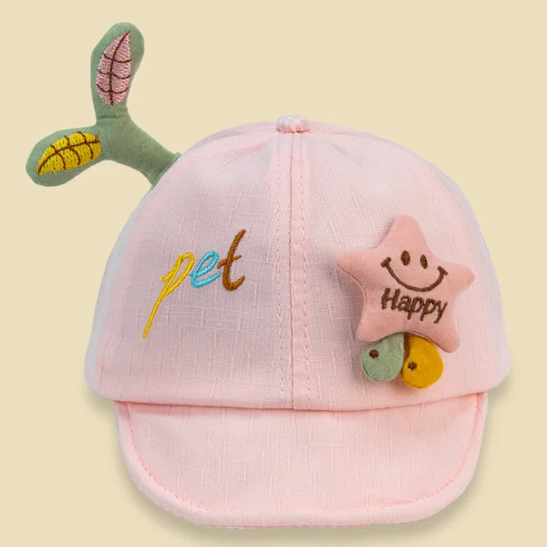 Nón lưỡi trai bé gái Animo A2205_MN014 (48cm, Hồng)