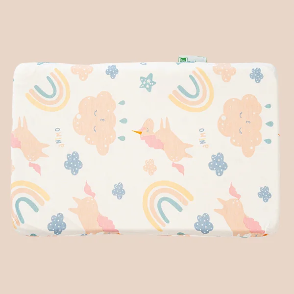 Gối cao su thiên nhiên Baby Lucky màu hồng (Dorufoam)