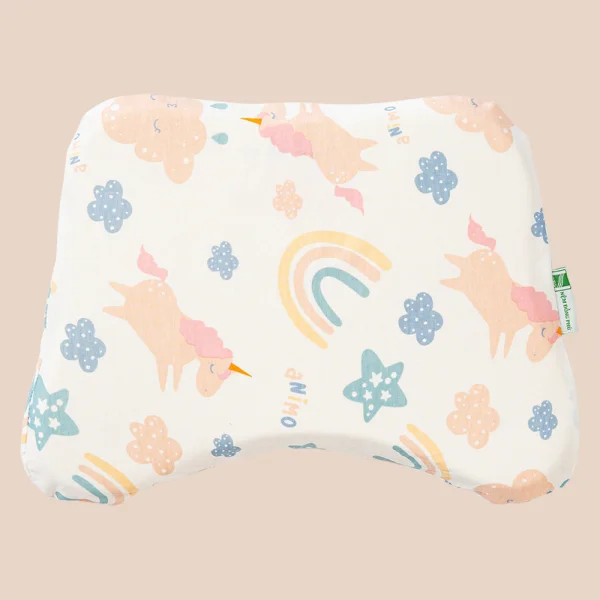 Gối cao su thiên nhiên Baby A màu hồng  (Dorufoam)