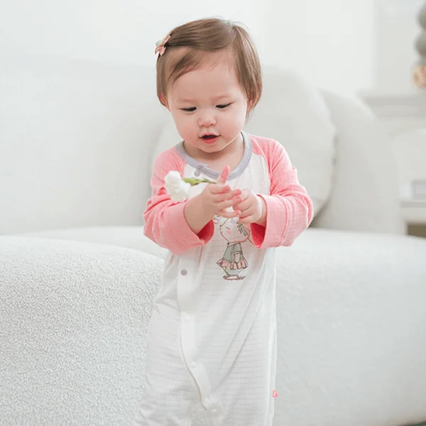 Body tính năng dài Chống muỗi Animo VĐ722028 (0-12M,Hồng)