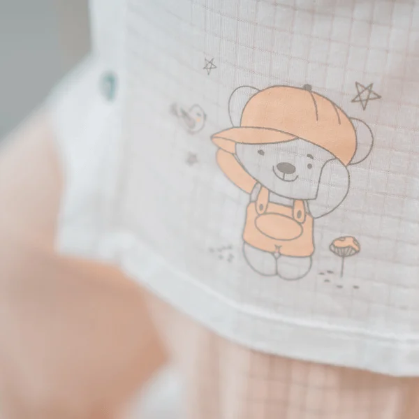 Bộ sơ sinh tính năng dài Chống muỗi Animo VĐ722024 (0-24M,Cam)