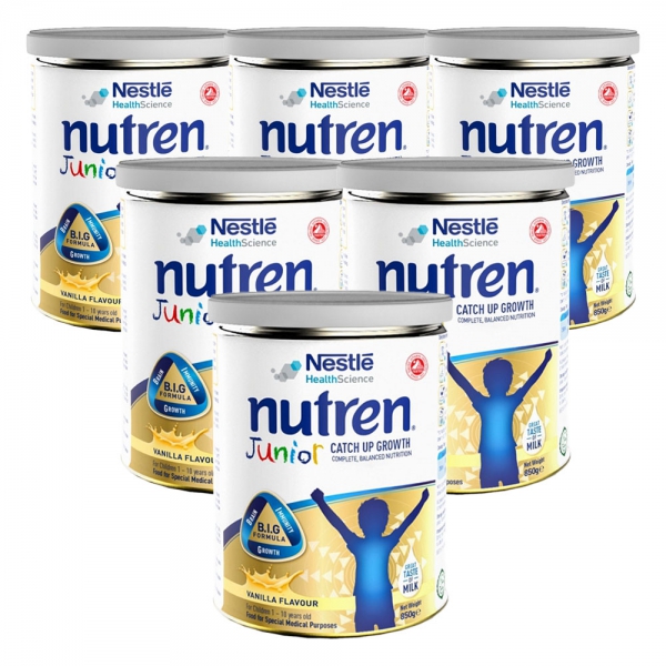 Combo 6 Sữa Nutren Junior 850g (1-12 tuổi)