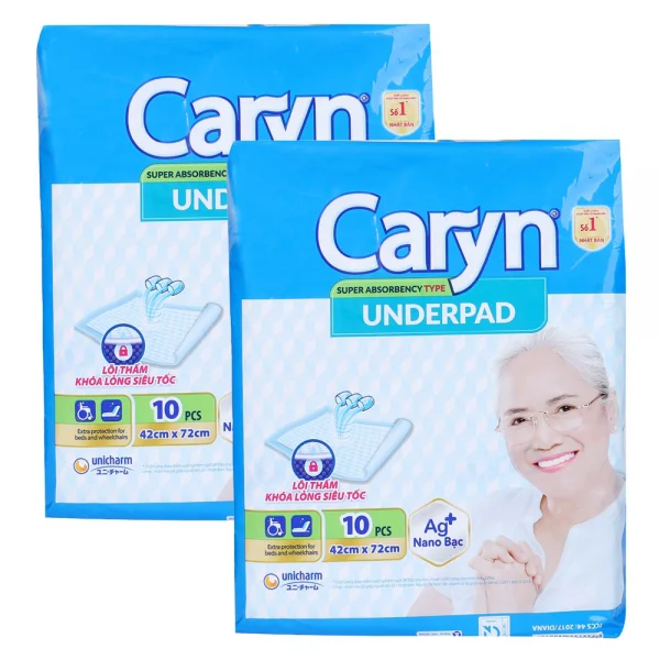Combo 2 Tấm đệm lót Caryn siêu thấm 10M