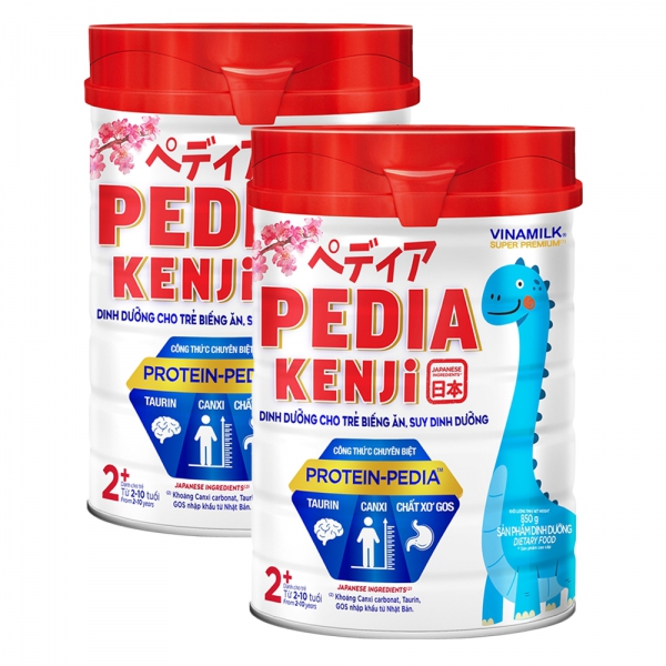 Combo 2 Sữa Pedia Kenji 2+ 850g (2-10 tuổi)