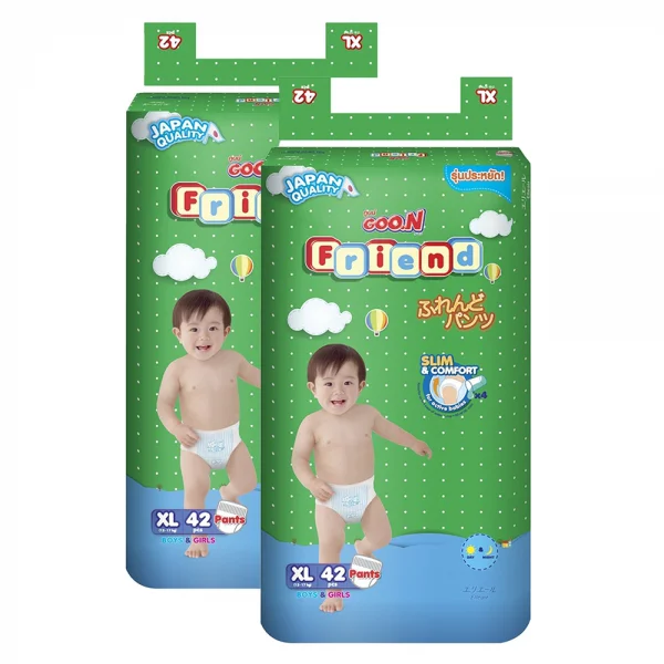 Combo 2 Tã quần Goo.n Friend XL, 12-17kg, 42 miếng