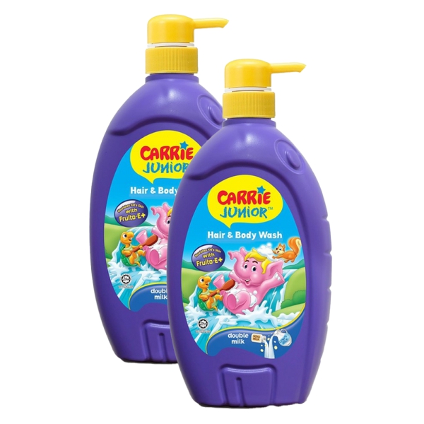 Combo 2 Tắm gội toàn thân Carrie Junior - tinh chất sữa 700G