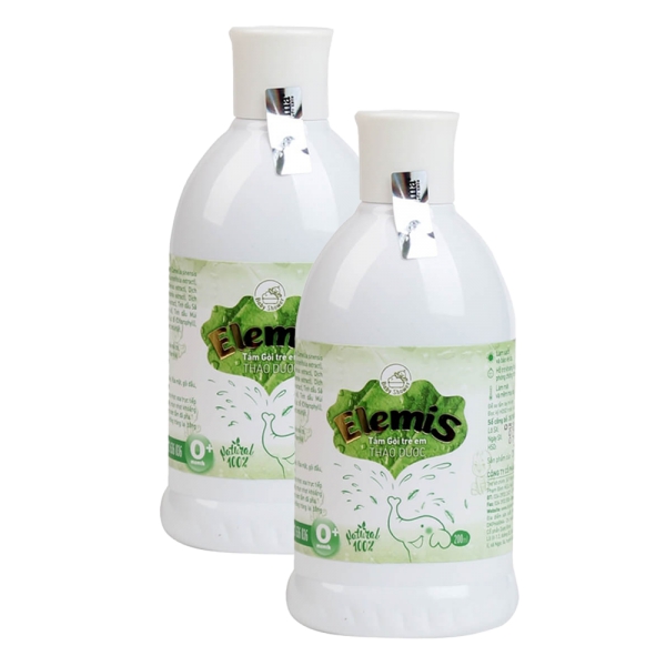 Combo 2 Tắm gội toàn thân thảo dược Elemis cho bé từ 0 tháng 200ml