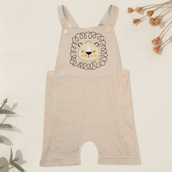 Bộ yếm bé trai ngắn, bst sư tử gầm gừ Animo B0322003 (6M-3Y)