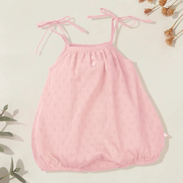 Bodysuit bé gái tam giác Animo TX522018 (0-12M,Hồng)