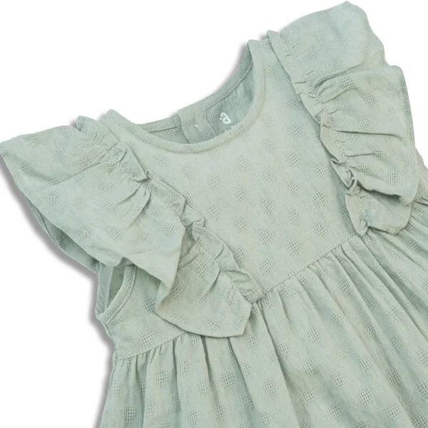 Đầm vải bé gái Animo TX422053 (6M-3Y,Xanh)