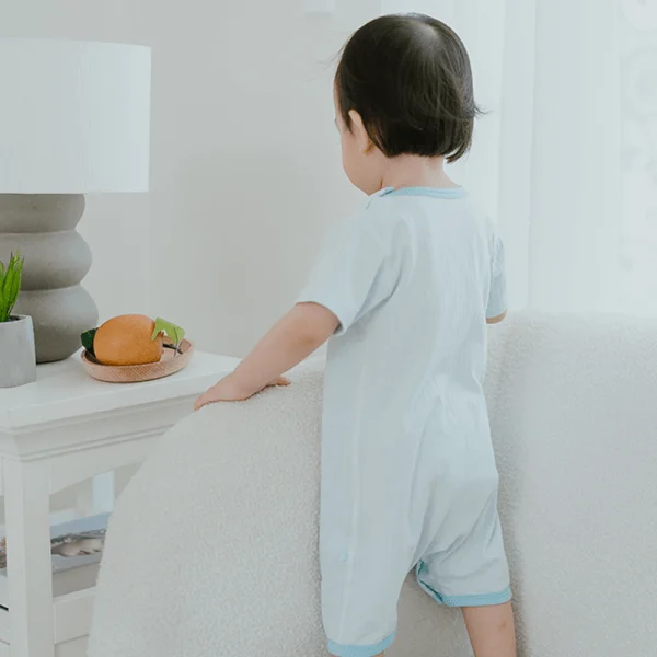 Set 2 bodysuit đùi Ht voi Animo M522005-20 (0-12M,Xanh biển)