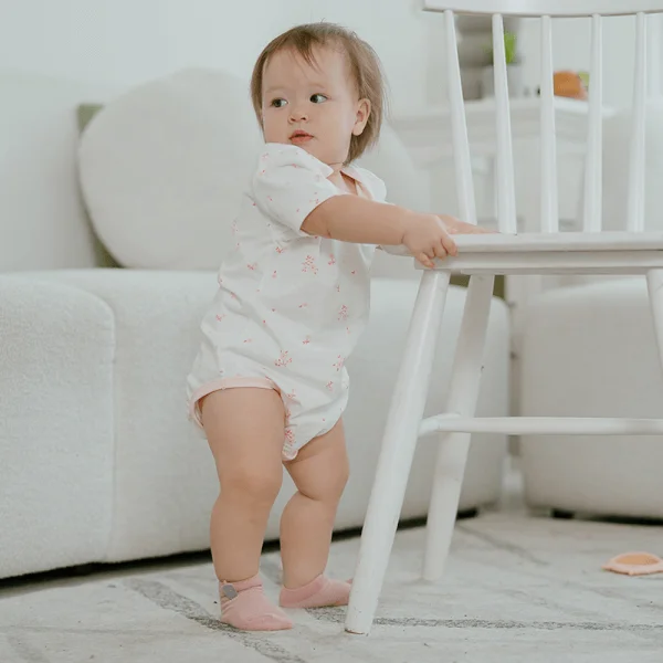 Set 2 bodysuit tam giác Ht hoa Animo M522002-17 (3-6M,hồng)