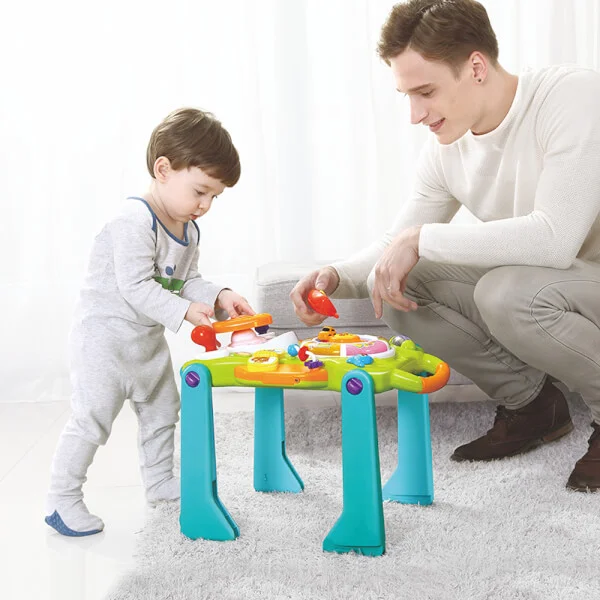 Xe tập đi kèm bàn chơi đa năng 2107