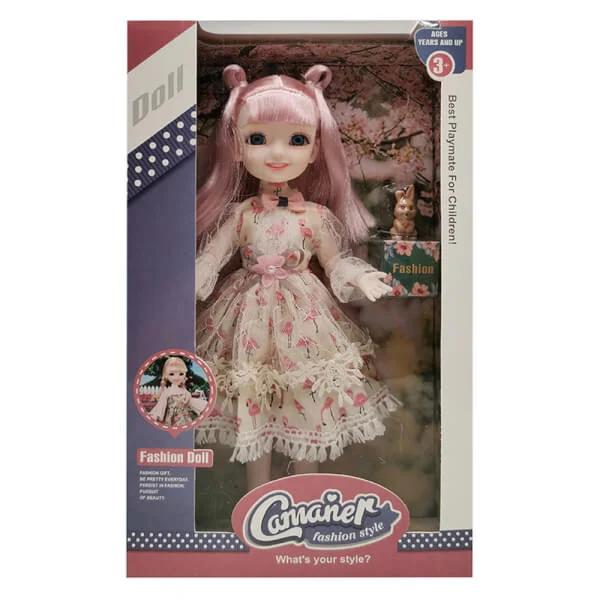 Hộp búp bê công chúa váy hoa JS051336