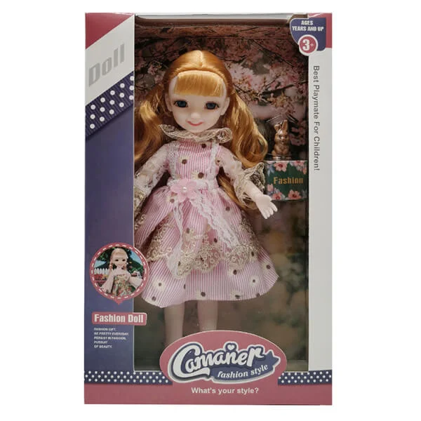 Hộp búp bê công chúa váy hoa JS051336