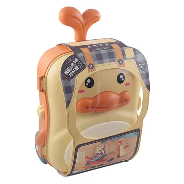 Vali kéo đi biển hình con vịt 8pcs JS053938