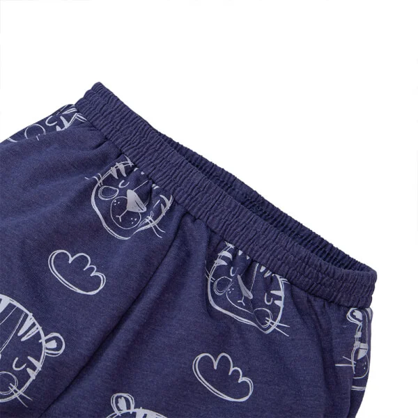 Bộ bé trai dài, BST Bé dần Animo HN722040 (6M-3Y,Sọc xanh)