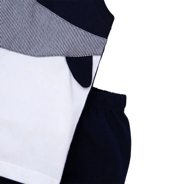 Bộ bé trai ngắn, bst Biển sâu dậy sóng Animo HN822067 (6M-3Y, Xanh đậm)