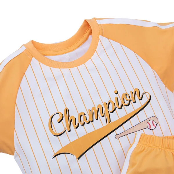 Bộ bé trai ngắn, bst Animo Club Animo HN622027 (6M-3Y,Sọc vàng)