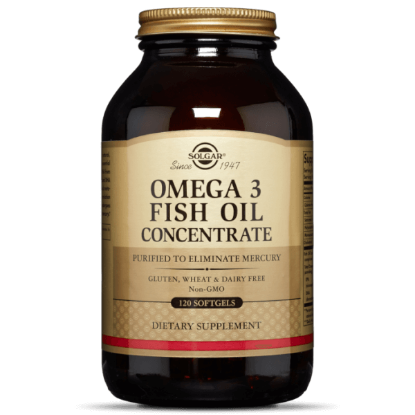 Viên uống dầu cá Solgar Omega 3 Fish Oil Concentrate, 120 viên