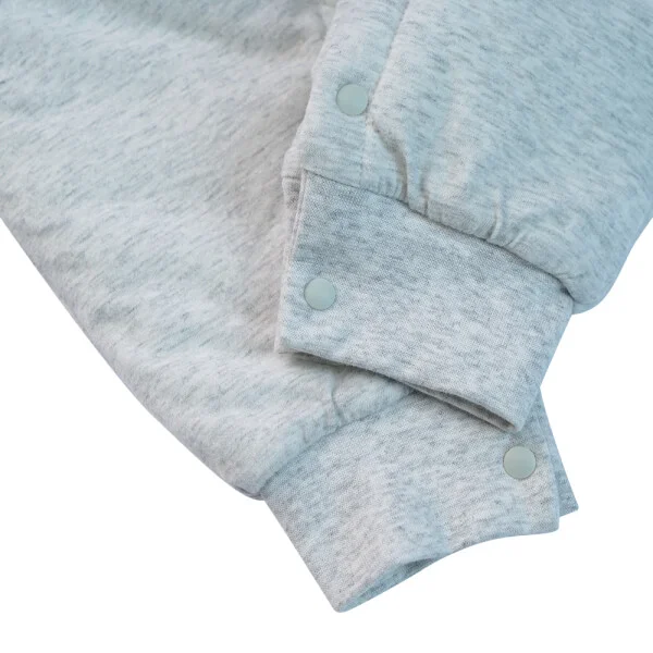 Bodysuit đông vải dày Voi con Animo MN922025 (0-12M,Xám)