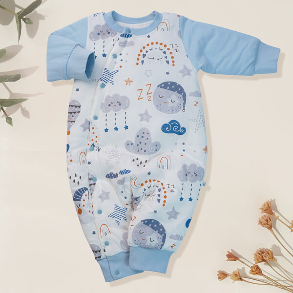 Bodysuit đông vải dày Sao đêm Animo MN922020 (0-12M,Nhiều màu)