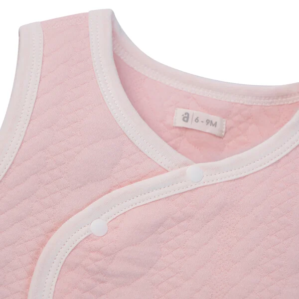 Áo ghi lê đông Animo Gấu ôm hoa MN922016 (0-12M, Hồng)