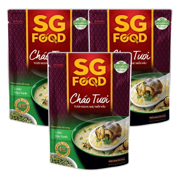 Combo 3 Cháo Lươn, Đậu Xanh, SG Food