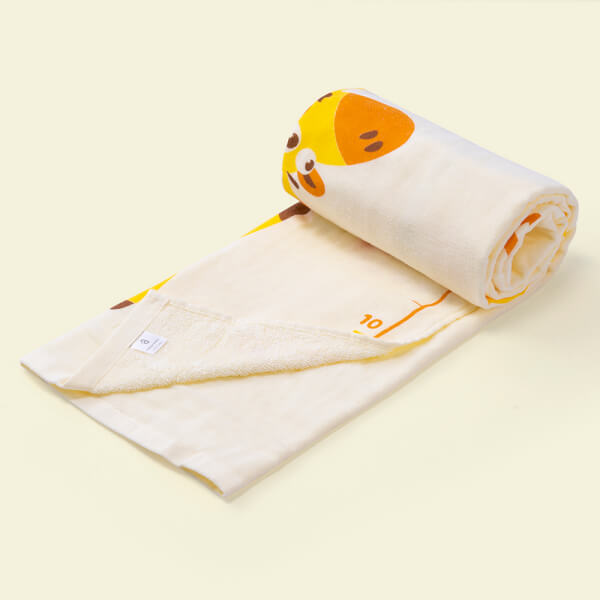 Khăn tắm trẻ em Cotton Animo BM9T (60x120cm,Vàng)