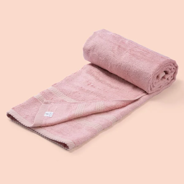 Khăn mặt sợi tre Animo FM1W (34x80cm,Hồng)