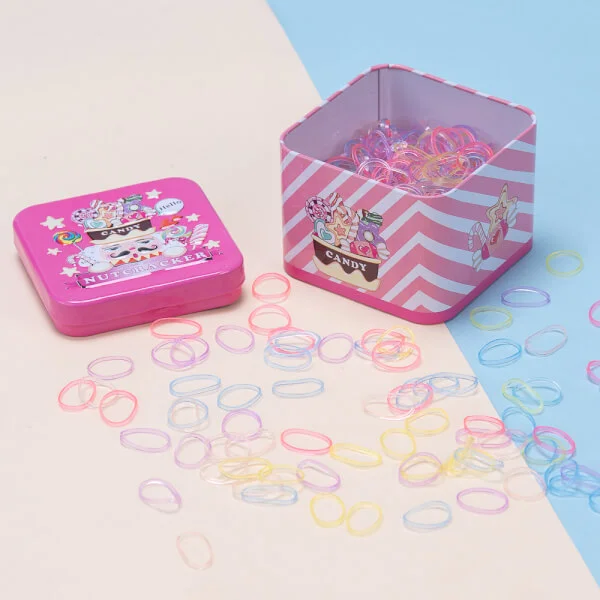 Hộp vuông thun nhỏ cột tóc cho bé Animo A2204_MN027 (Nhiều màu)