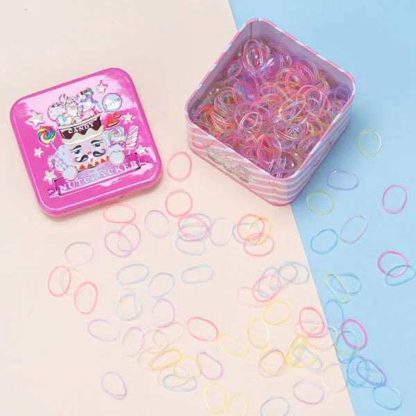 Hộp vuông thun nhỏ cột tóc cho bé Animo A2204_MN027 (Nhiều màu)