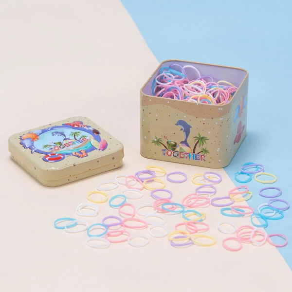 Hộp vuông thun nhỏ cột tóc cho bé Animo A2204_MN026 (Nhiều màu)