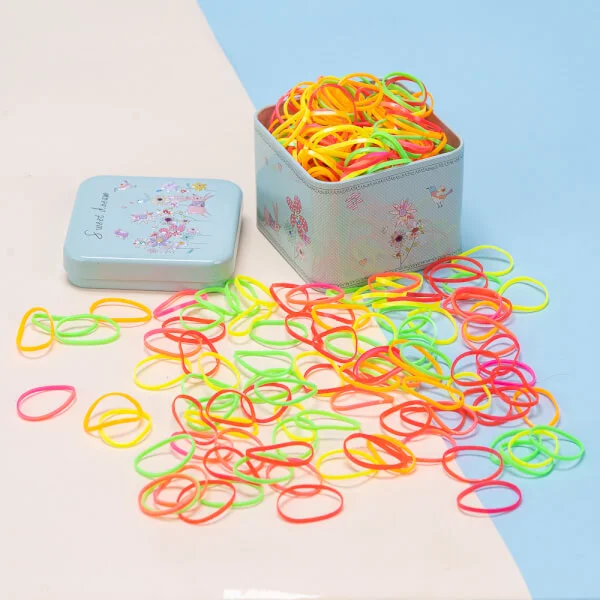 Hộp vuông thun lớn cột tóc cho bé Animo A2204_MN024 (Nhiều màu)