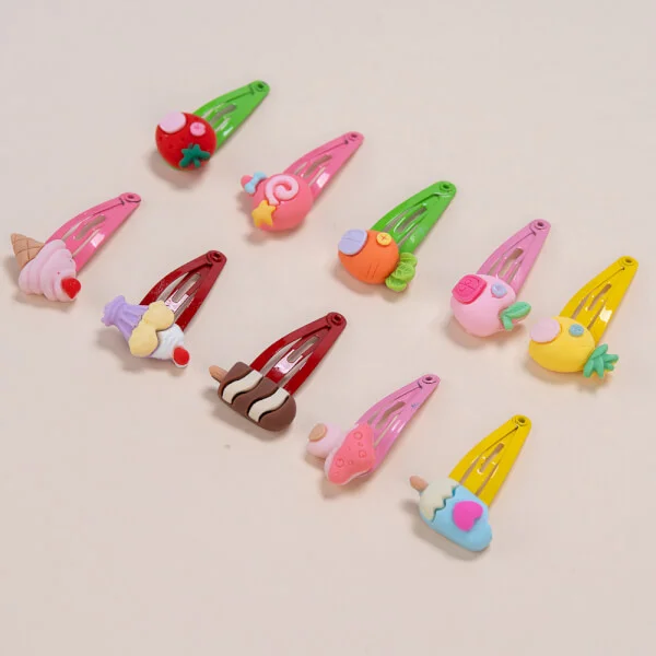 Set kẹp tóc cho bé 10 món Animo A2204_MN023 (Nhiều màu)