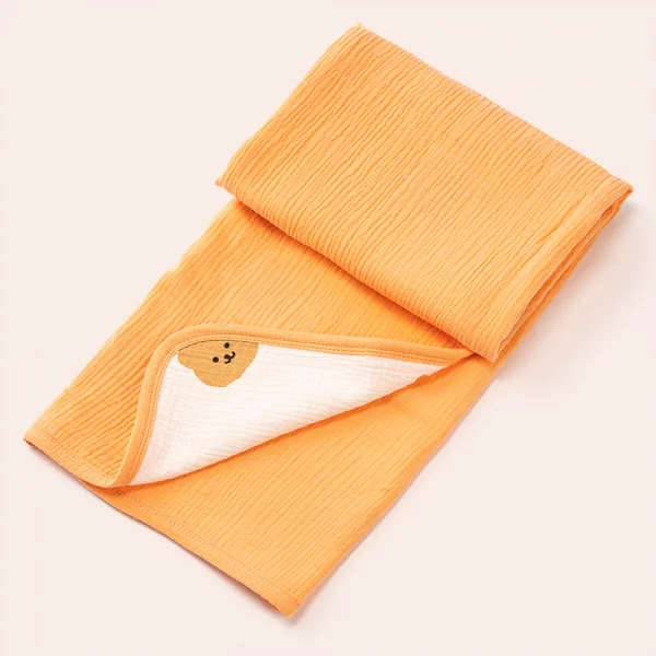 Chăn xô nhăn 2 lớp cao cấp cho bé Animo B2207_NK008 (75x100 cm, Nhiều màu)