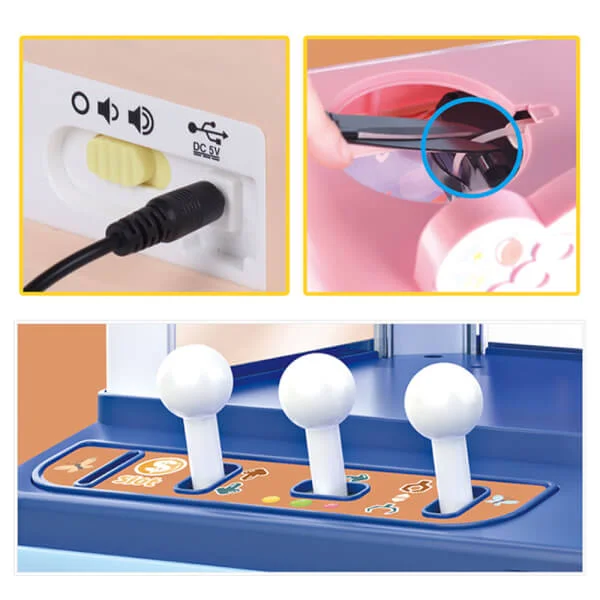 Máy gắp thú cao cấp cho bé LH16870967 (Hồng)