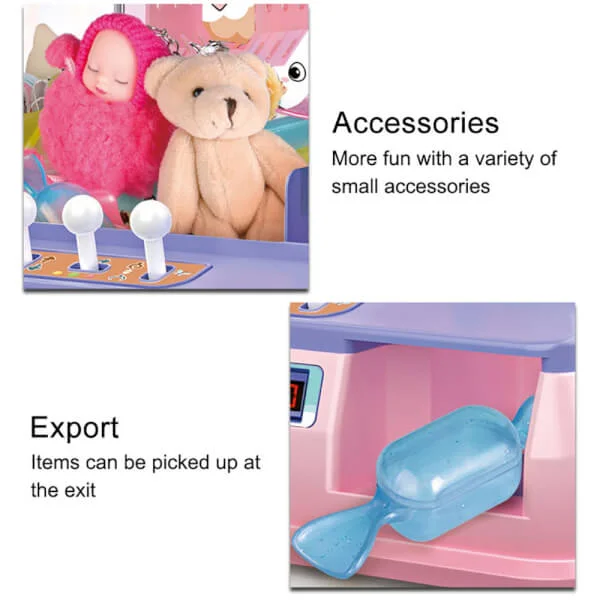 Máy gắp thú cao cấp cho bé LH16870967 (Hồng)