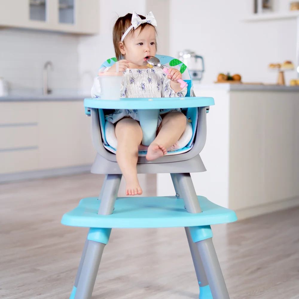 Ghế ăn đa năng 5 trong 1 cho bé Akigo (Xanh, HCY015)