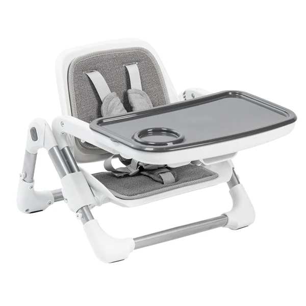Ghế ăn dặm gấp gọn Baby Pretty (Xám, BS106)