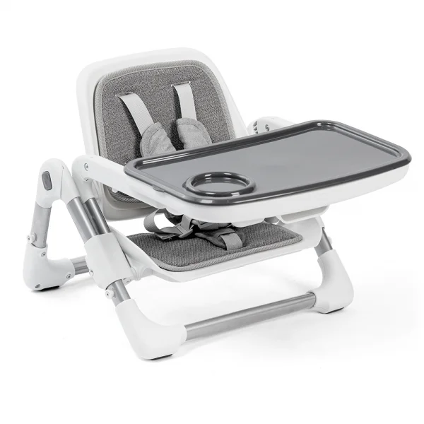 Ghế ăn dặm gấp gọn Baby Pretty (Xám, BS106)